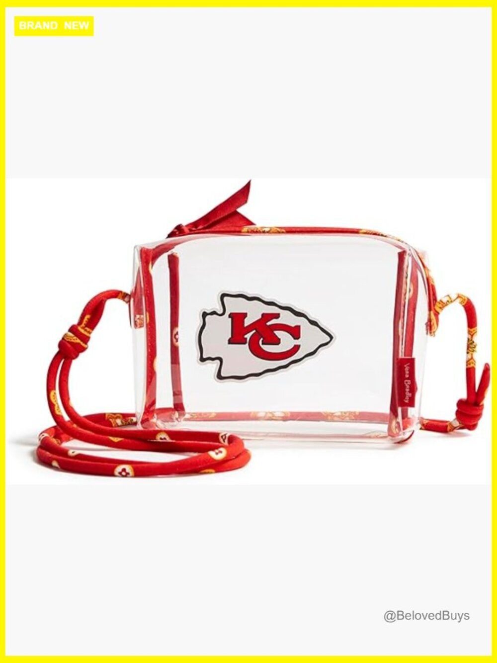 Clear Crossbody Bag for Game Day Adjustable Strap